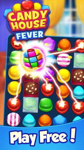 Candy House Fever - 2021 free match game screenshot 1