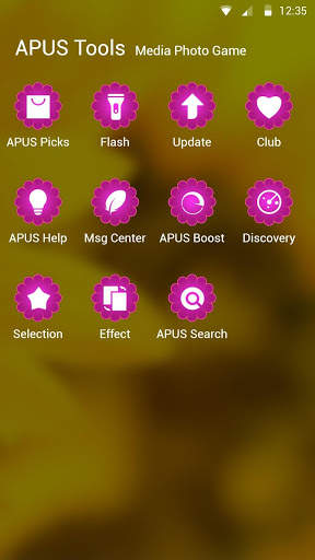 Sunflower APUS launcher theme screenshot 3