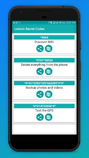 Secret Codes for Lenovo 2021 screenshot 3
