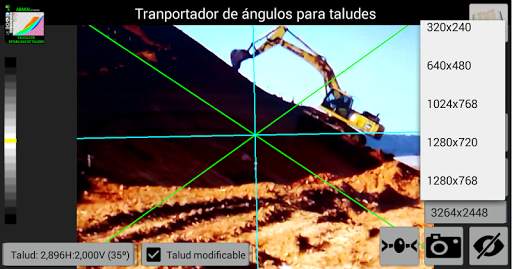 Ángulos y taludes 1 تصوير الشاشة