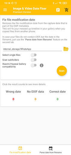 Image and Video Date Fixer screenshot 1
