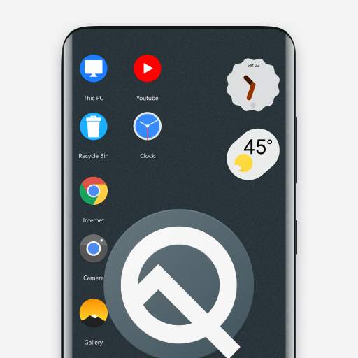 Q theme for Computer Launcher 4.5