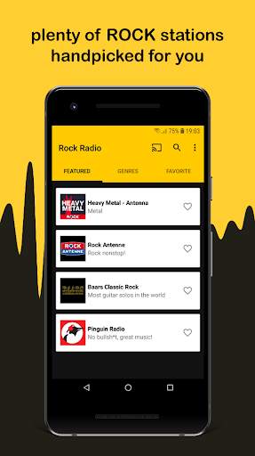 Rock Radio 🤘 Free Rock Music 🤘 screenshot 1