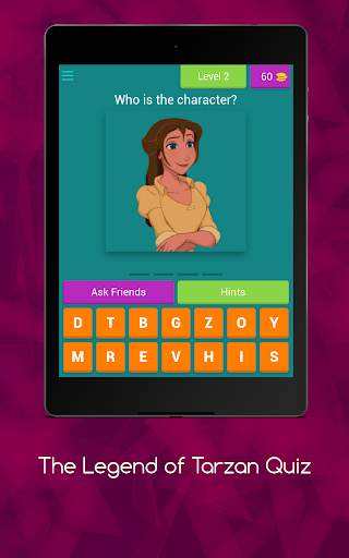 The Legend of Tarzan Quiz screenshot 9