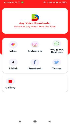 Any Video Downloader screenshot 1