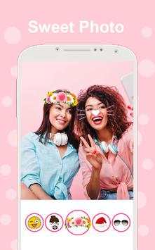 Sweet Selfie  -  sticker, Selfie Camera 2018 screenshot 1