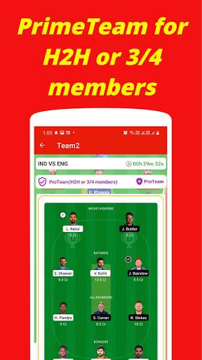 Dream Team11 - Fantasy Team Guide for Dream11 screenshot 6