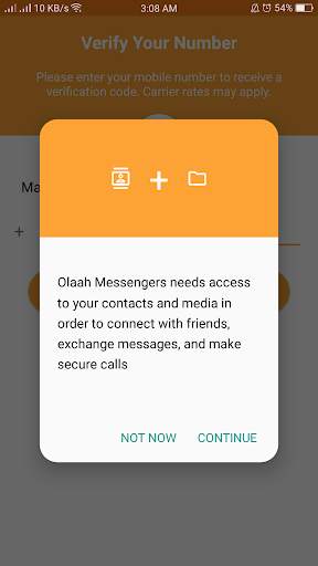 Olaah Messengers screenshot 1