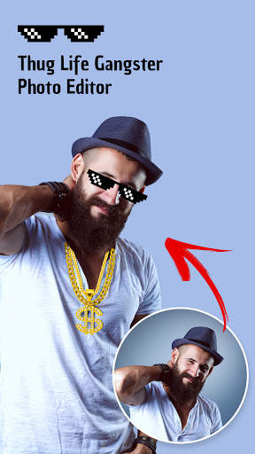 Thug Life Gangster Photo Editor 1 تصوير الشاشة