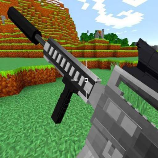 Minecraft PE Mod Guns 2023 1.0