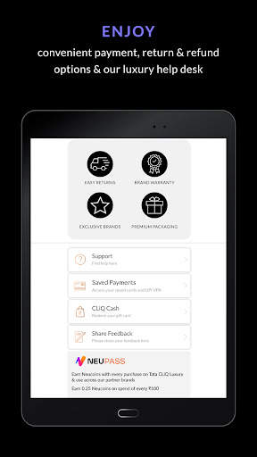 Tata CLiQ Luxury Shopping App screenshot 16