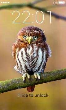 Owl Lock Wallpaper screenshot 5