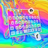 Liquid Rainbow Keyboard Theme 10001003