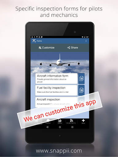 Aircraft Inspection App screenshot 1