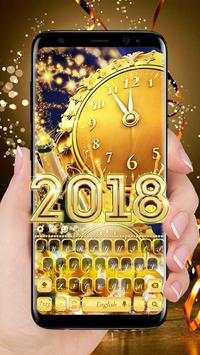 Happy New Year 2018 keyboard screenshot 1