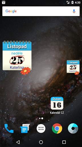 Kalendář CZ screenshot 4