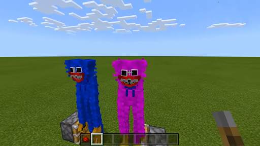 Huggy Wuggy Mod In Minecraft screenshot 1