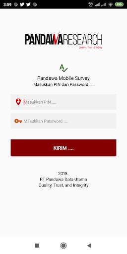 Pandawa Mobile Survey screenshot 1