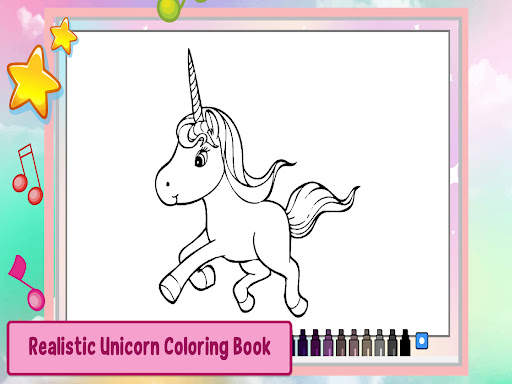 Unicorn Coloring Games Puzzle screenshot 15