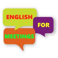 learn speaking English for Business meetings free logo