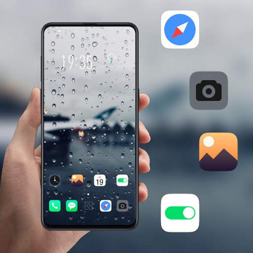 Rain drops HD Wallpapers glass city theme Find X screenshot 1