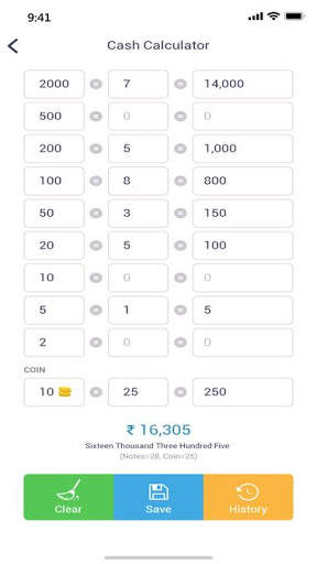 TruePaisa-Cash Calculator(Only For Business owner) screenshot 3