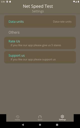 Internet Speed Test App 11 تصوير الشاشة