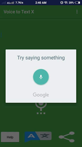 Voice to Text X (For whatsapp, fb, gmail,etc) screenshot 4