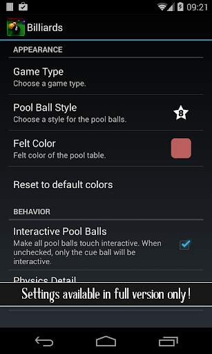 KF Billiards Free Wallpaper screenshot 4