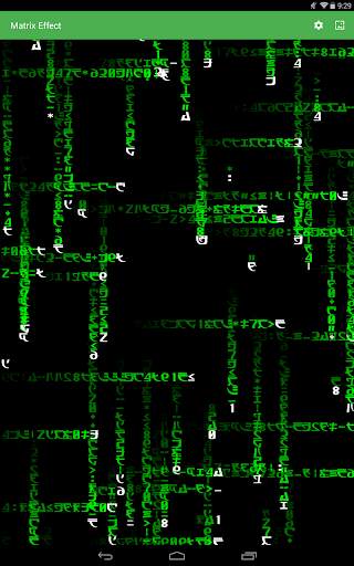 Matrix Effect Live Wallpaper screenshot 8