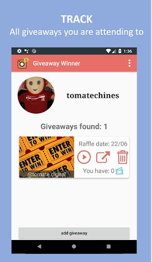 Giveaway Master - automatic comments screenshot 2