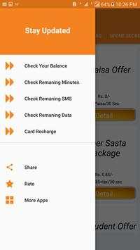 All Ufone Packages 2019 Free screenshot 5