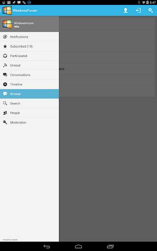 Windows Forums screenshot 8