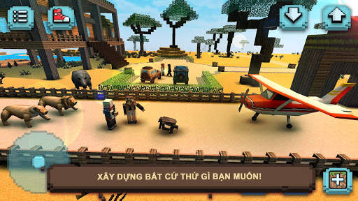Safari Craft: động vật vuông screenshot 2