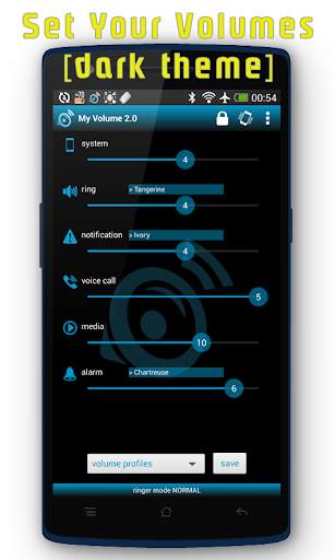 My Volume - schedule manage audio volume profile screenshot 1