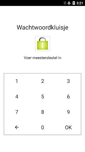 Wachtwoordkluisje screenshot 1