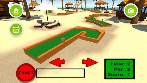 Mini Golf 3D Tropical Resort स्क्रीनशॉट 1
