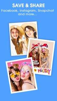 Live Face Sticker – Sweet Filter with Live Camera screenshot 6