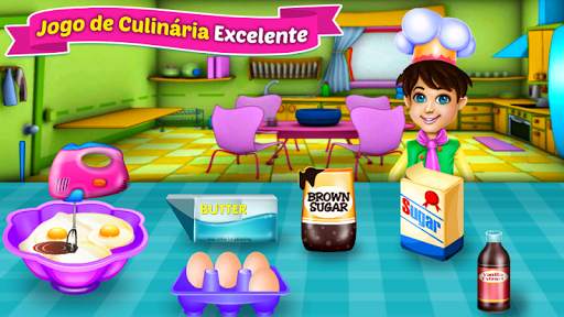 Jogo de Cozinhar - Bolinhos screenshot 1