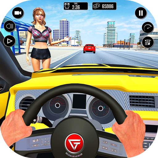 Crazy Taxi Car Driving Game 3D иконка