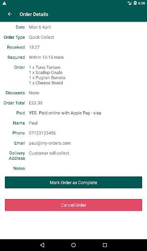 My Orders screenshot 2