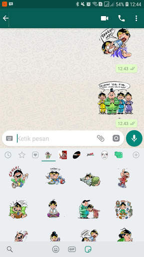 Stiker Whatsapp Wayang Unyu Ramadan & Merdeka screenshot 3