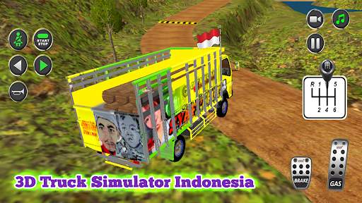3D Truck Simulator Indonesia screenshot 1