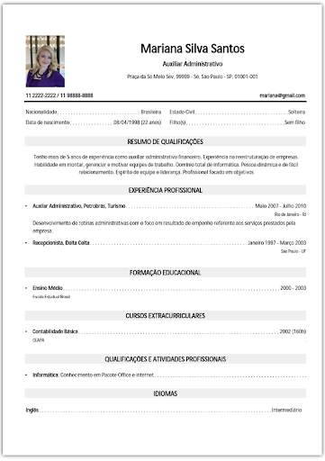 Curriculum Profissional screenshot 6