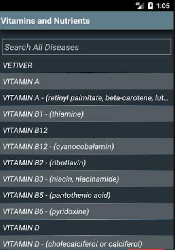 Vitamins and Nutrients (Free) screenshot 2