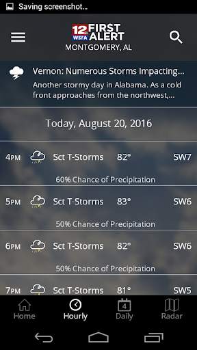 WSFA First Alert Weather screenshot 3