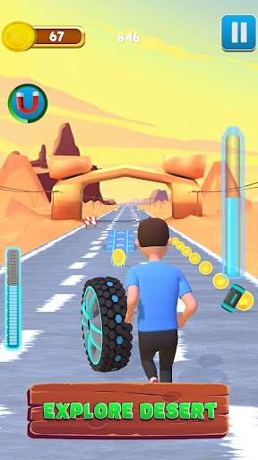 Tyre Game - Turbo Skate Ramps screenshot 3