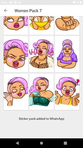 Girls and woman Stickers  - WAStickerApps screenshot 4