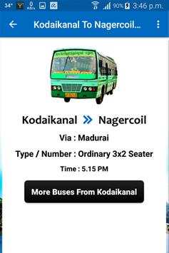 Kodaikanal Bus Info screenshot 6