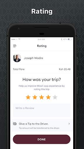 Wasili Rider App screenshot 8